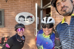Portia, Cruz & Chris at the Kolache shop