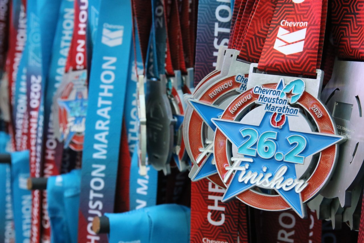 Chevron Houston Marathon Finisher Medals