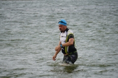 Swim exit - Lake Pflugerville Triathlon