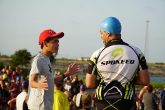 Pre-swim pep talk