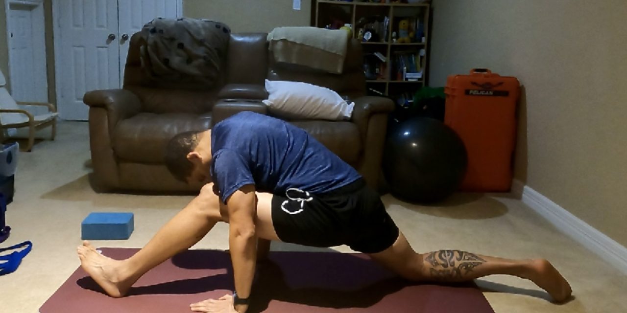 Fatigue + yoga = race preparation
