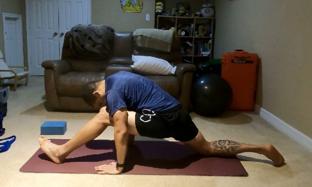 Fatigue + yoga = race preparation