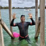 My first marathon swim (10K / 6 Miles)