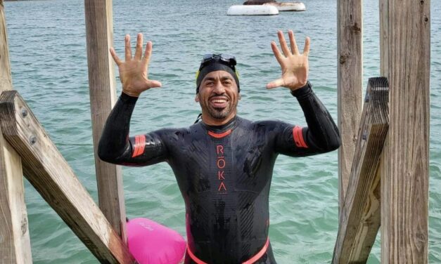 My first marathon swim (10K / 6 Miles)