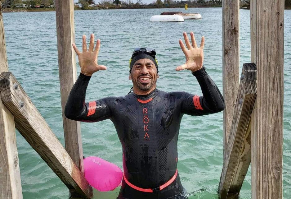 My first marathon swim (10K / 6 Miles)